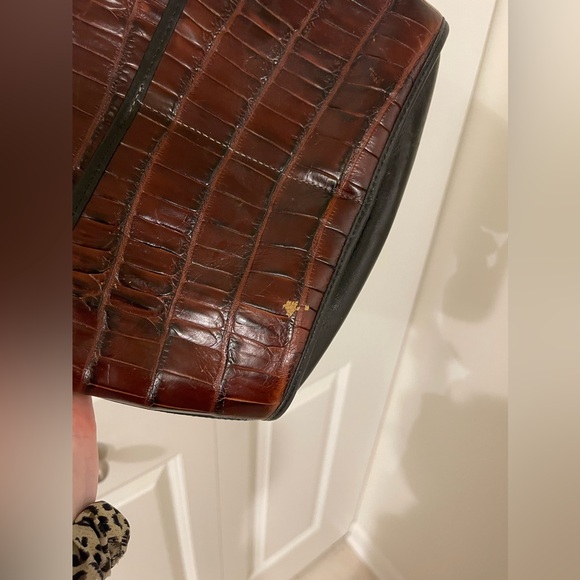 BRIGHTON/ Croc shoulder bag - Picture 6 of 7